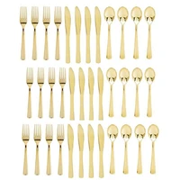 75 pcs plastic disposable cutlery dessert knives forks ice cream spoon western wedding birthday party silverware set