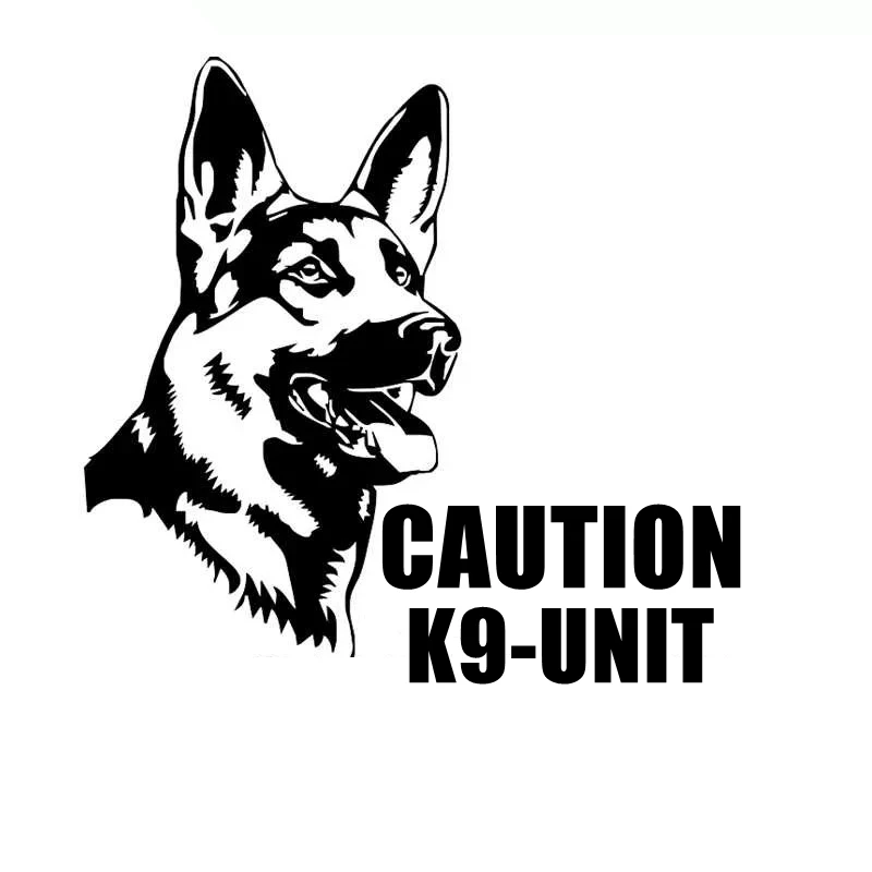 

Прикольная виниловая наклейка на заднее стекло автомобиля внимание K9