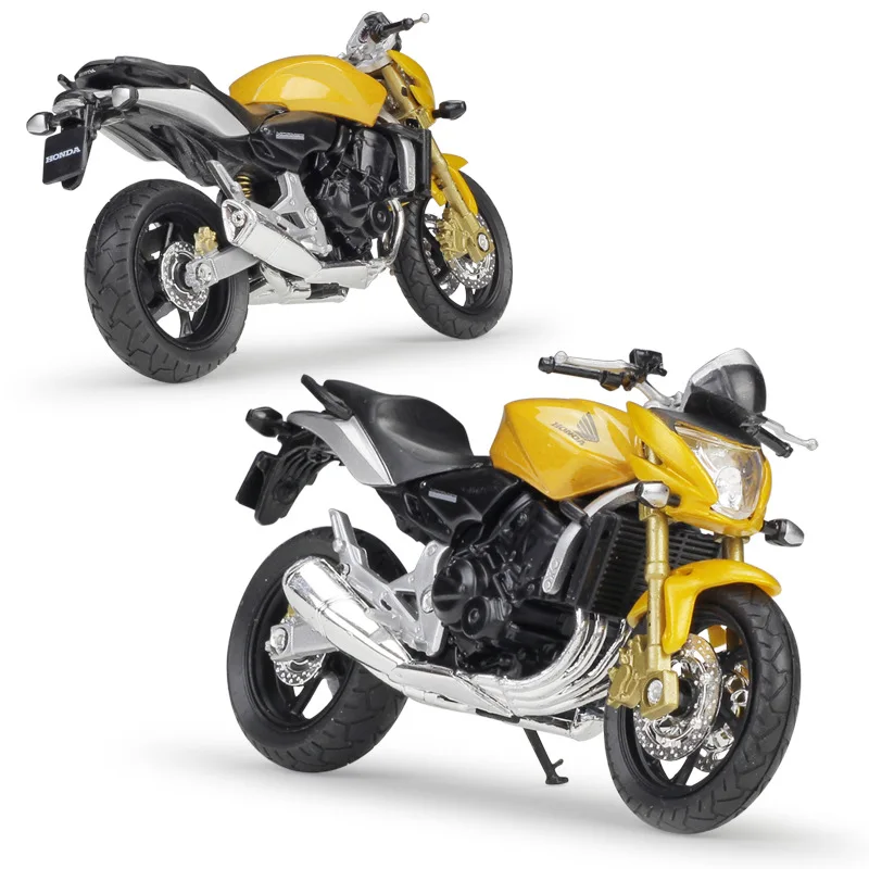 WELLY 1:18 HONDA Hornet литая под давлением модель мотоцикла из сплава игрушка для детей подарок на день рождения коллекция игрушек