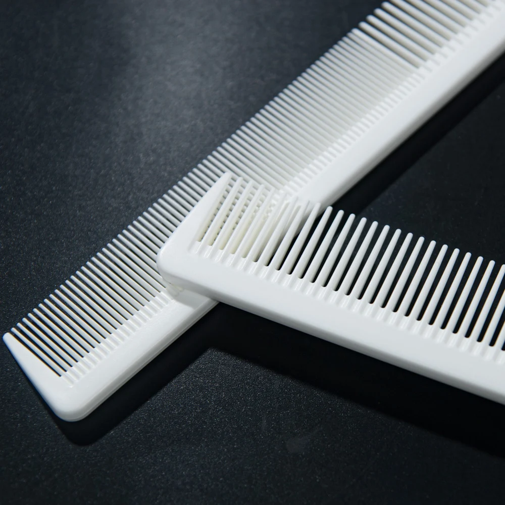 1 Pc White Antistatic Salon Heat Resistant Taper Cutting Comb for Hairdressing Hair Styling Tool|for cut hair|for hair salonstyling tools |