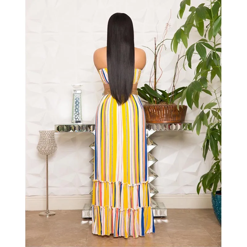 Модное Длинное платье без бретелек с открытой спиной и открытыми плечами |