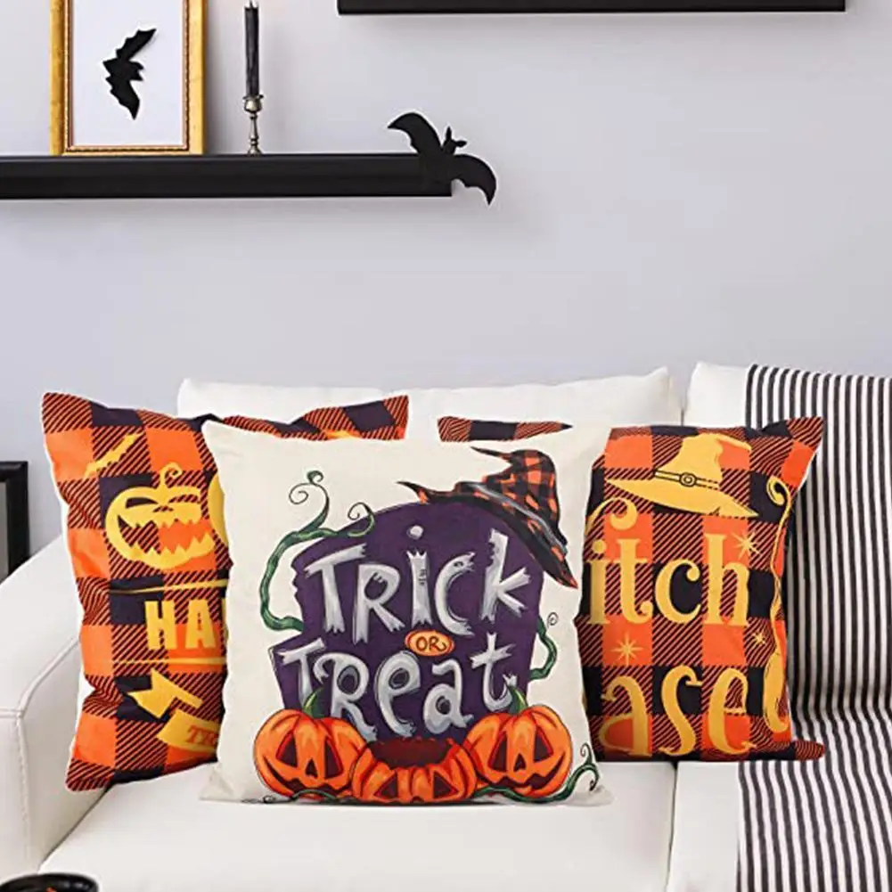 

45*45cm Single-sided Linen Pillow Linen Cushion Cover Room Home Holiday Comfortable Living Sofa Decorations Fabrics Decorat S5R9