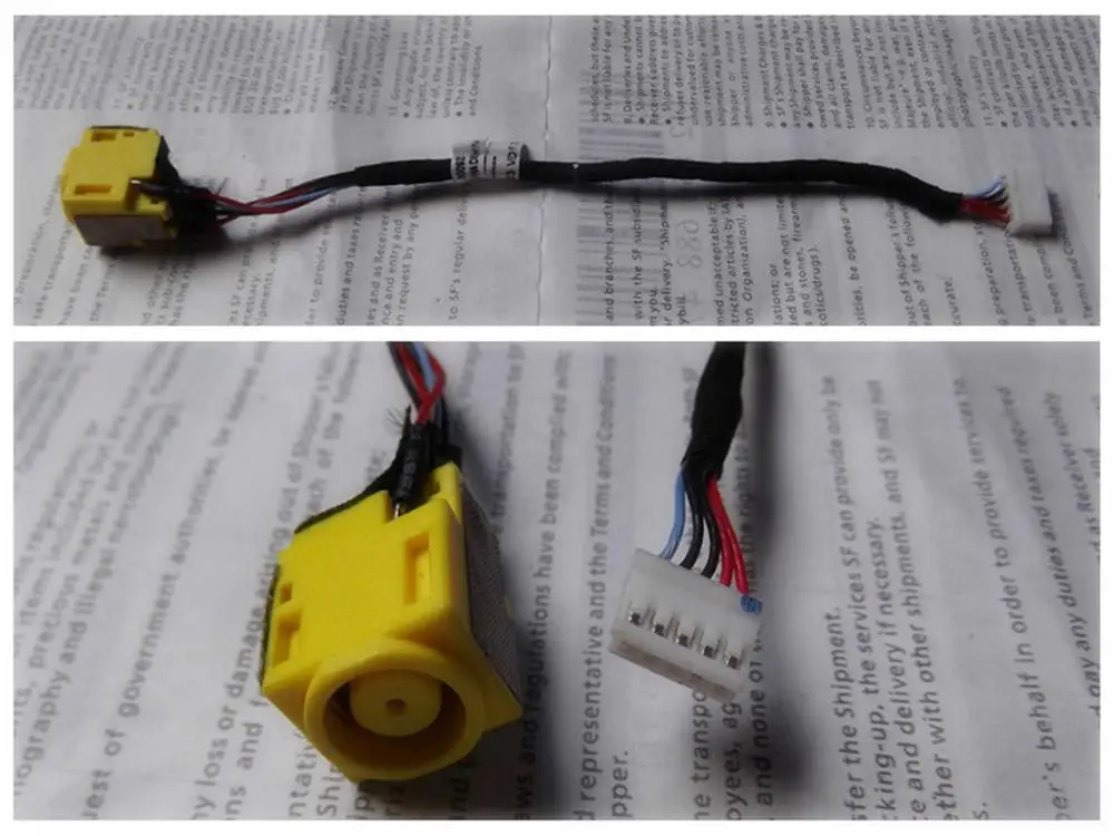 Для IBM Lenovo ThinkPad X100e X120e DC разъем питания и кабель провода