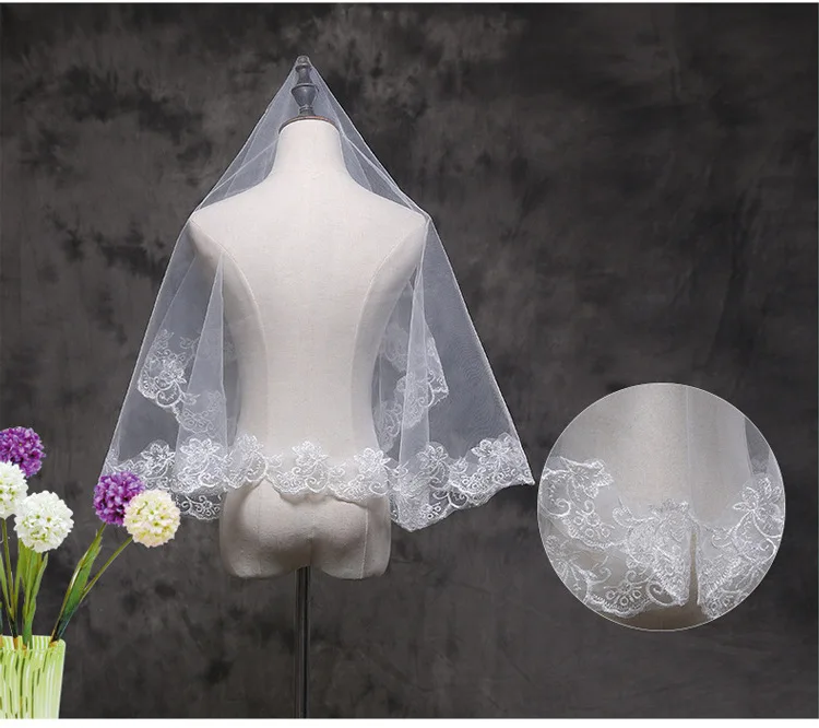 Оптовая продажа 150 свадебные аксессуары мягкая тюль Новое поступление белая Фата