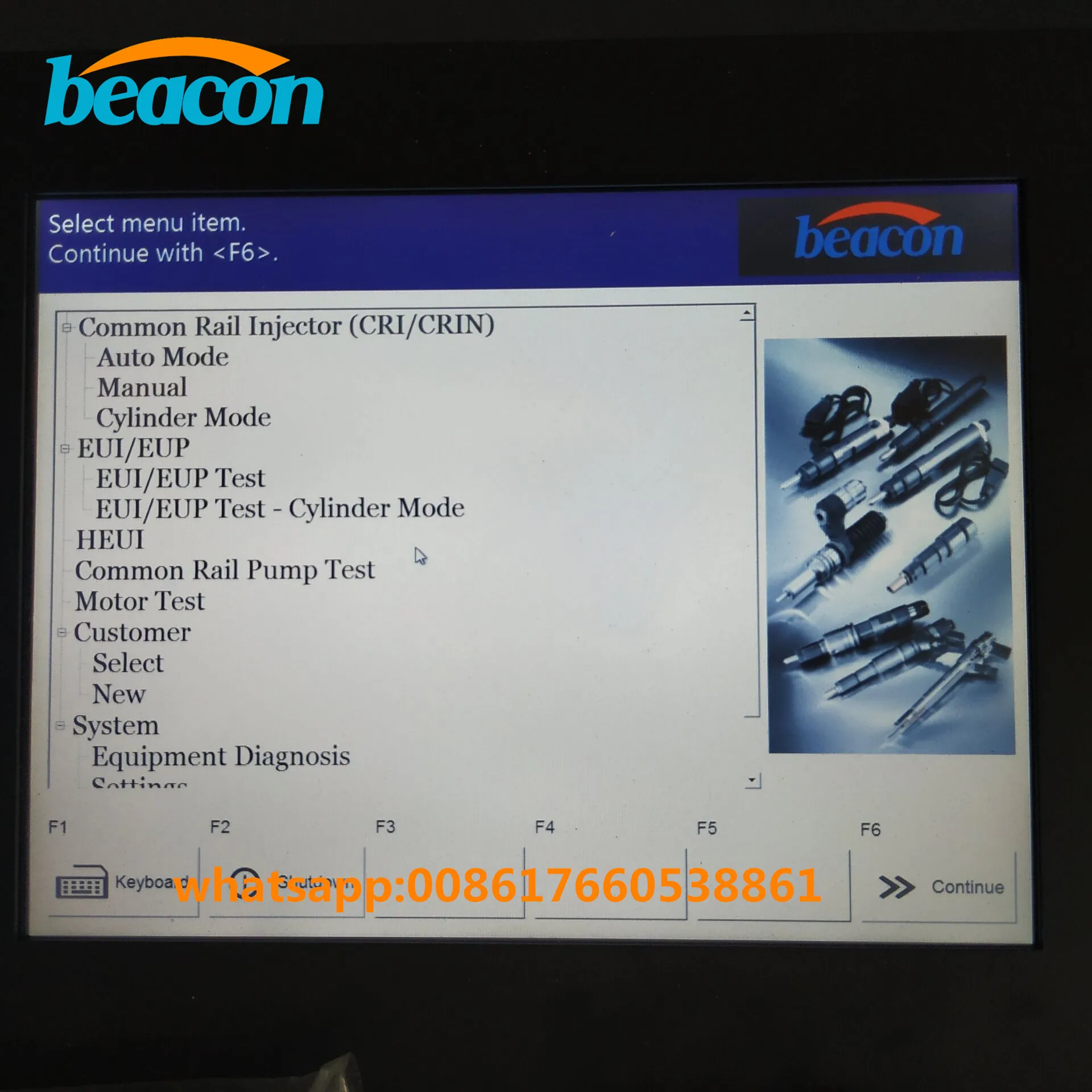 EPS200 EPS205 дизельный испытательный стенд инжектора с общей топливной магистралью