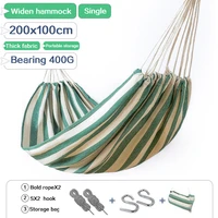 hammock outdoor single widening swing student indoor bedroom dormitory thick canvas camping anti rollover hanging