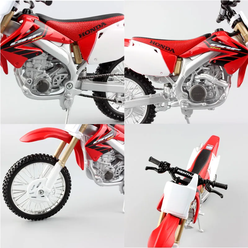 Maisto масштаб 1:12 Honda CRF450R Мотоцикл Внедорожный гоночный литая модель кроссового