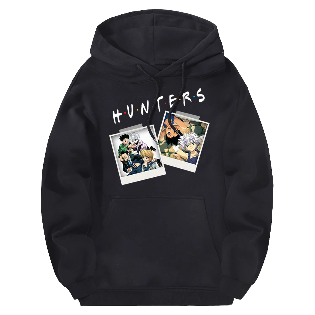 Зимние толстовки Харадзюку HUNTERXHUNTER мужские с капюшоном в стиле хип хоп Осенние