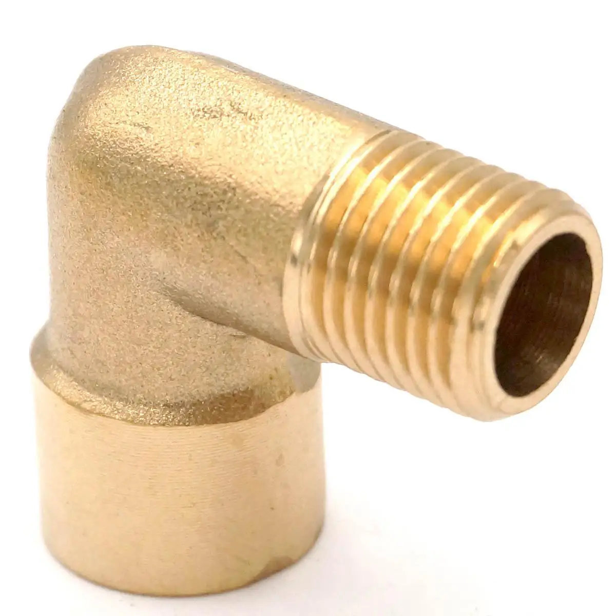 5 шт. 1/4 &quotBSP до 1/4&quot BSP латунный штуцер трубы локтя разъем переходник водяное