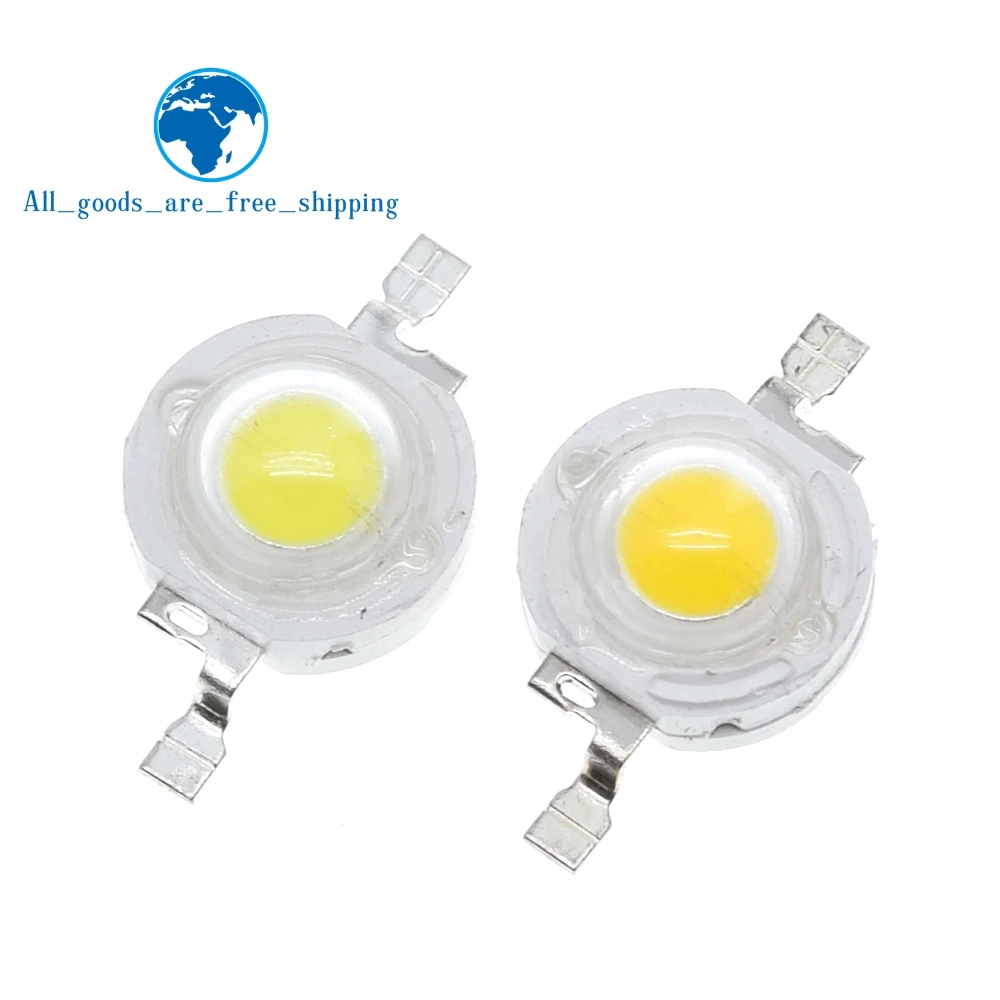 100 шт./лот TZT led 1 Вт 120LM Светодиодная лампа IC SMD дневного света белый/теплый белый