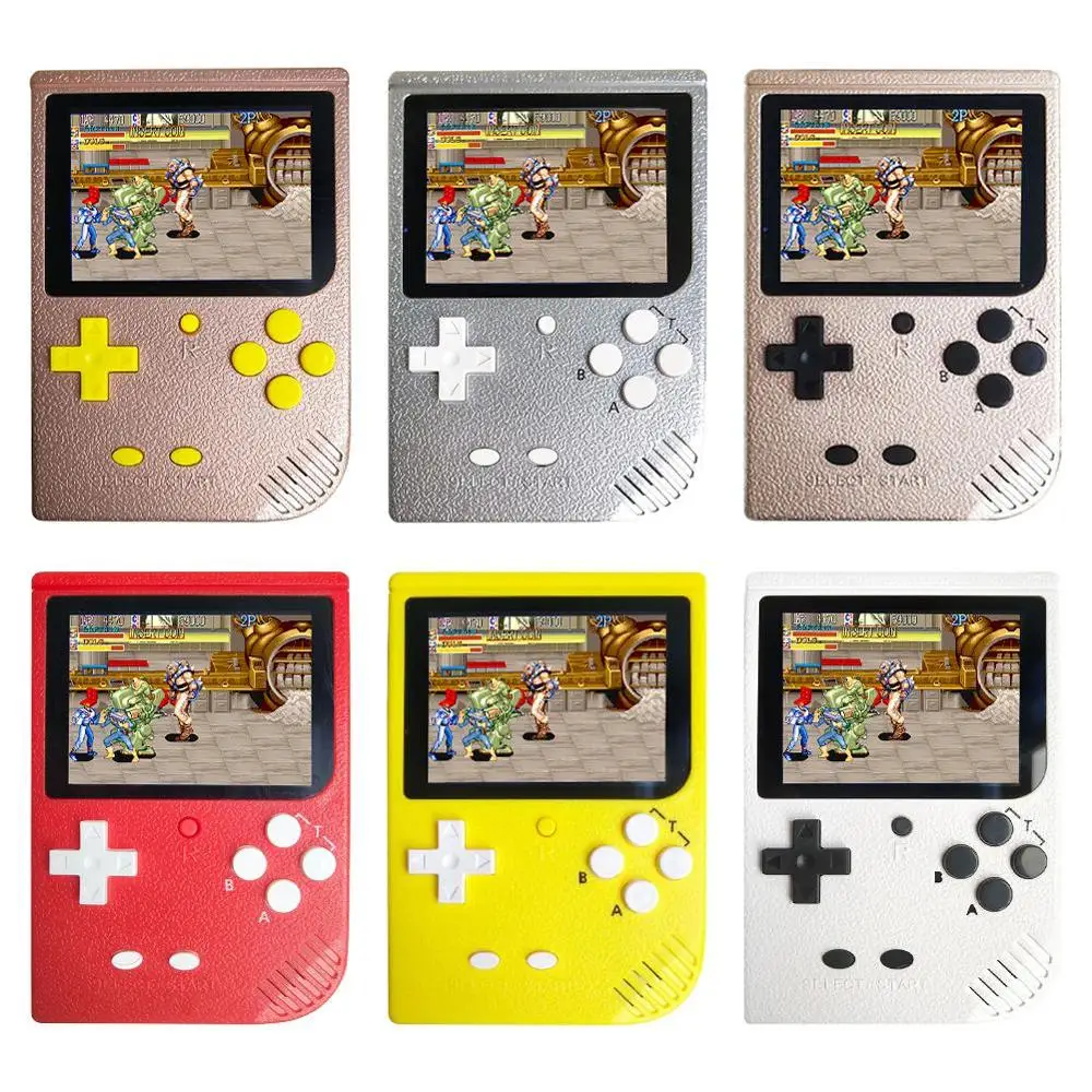 

3 inch Pocket Retro Mini Handheld Game Players Family AV TV Output Built-in 2000 Classic Games & 5 Simulators Video Game Console