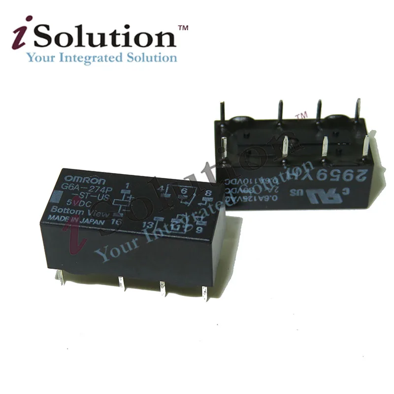 Оригинальное реле G6A-274P-ST-US-12VDC G6A-274P-ST-US-24VDC 2A 8-контактное мощности | Строительство