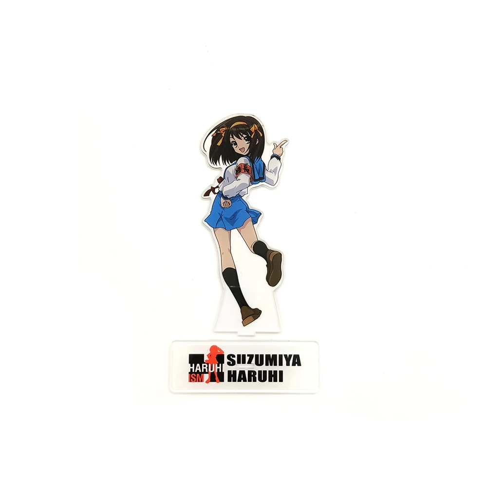 

The Melancholy of Haruhi Suzumiya SOS anime acrylic standee figurines desk decoration cake topper