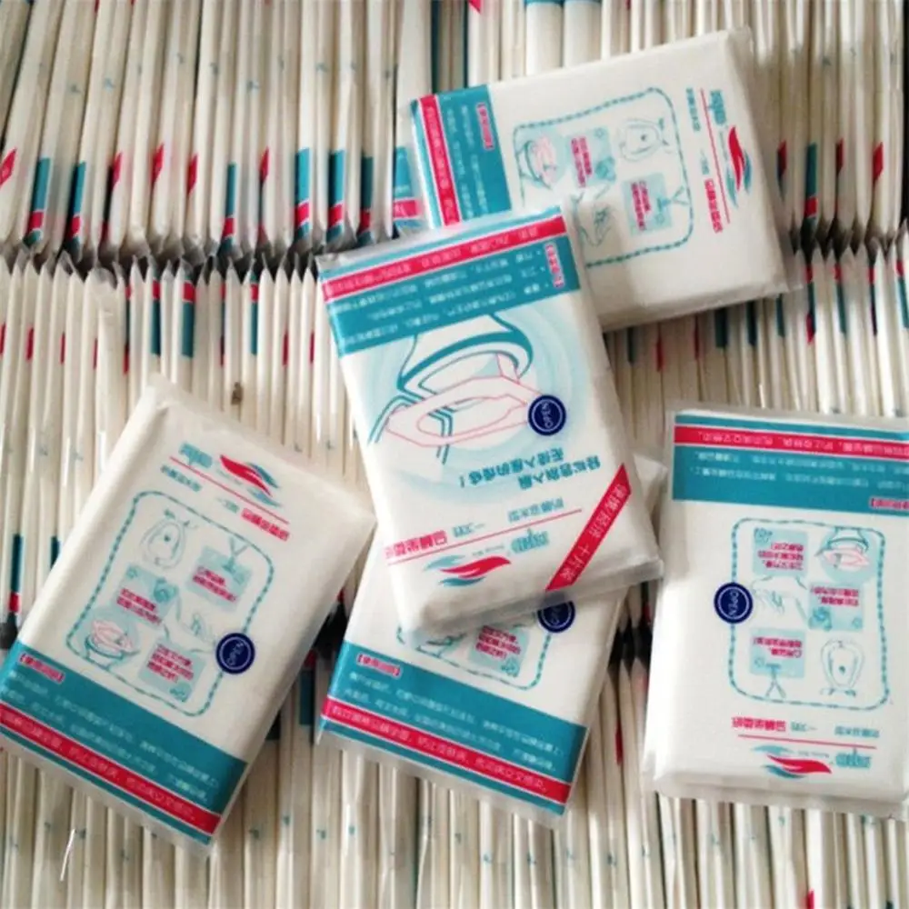 Новинка 10 шт. ежедневная дорожная водонепроницаемая бумага для сиденья унитаза с