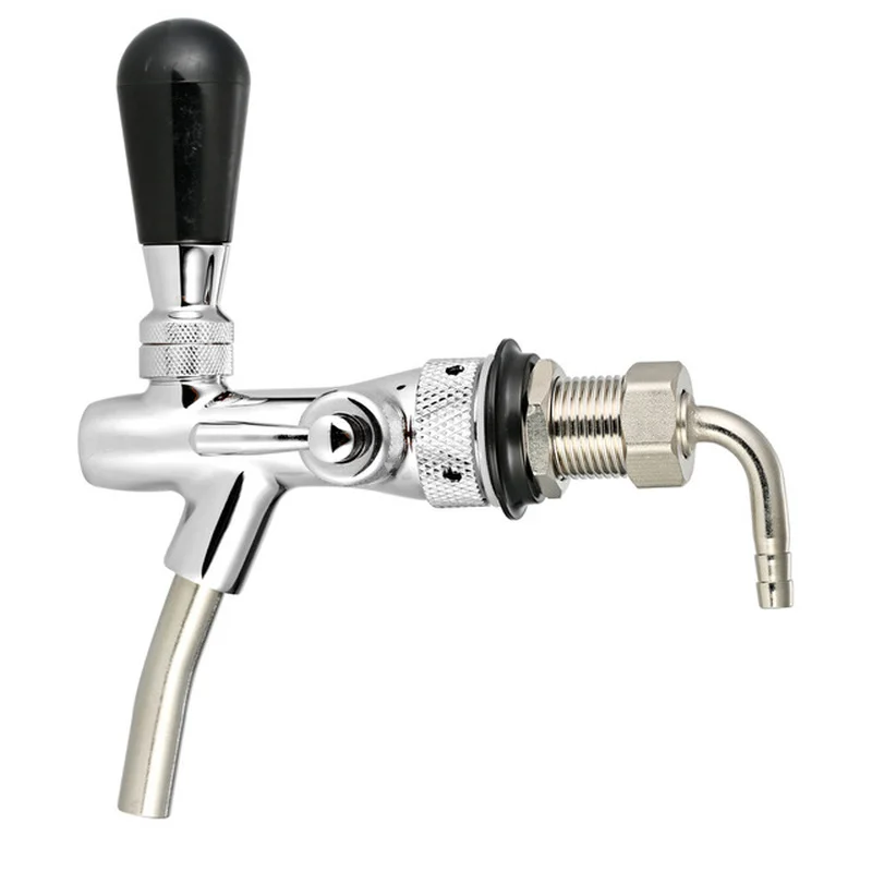 

New homebrew kegging beer tap for beer kegs,Flow Control beer faucet,homebrew making tap,brass draft beer tap Silver