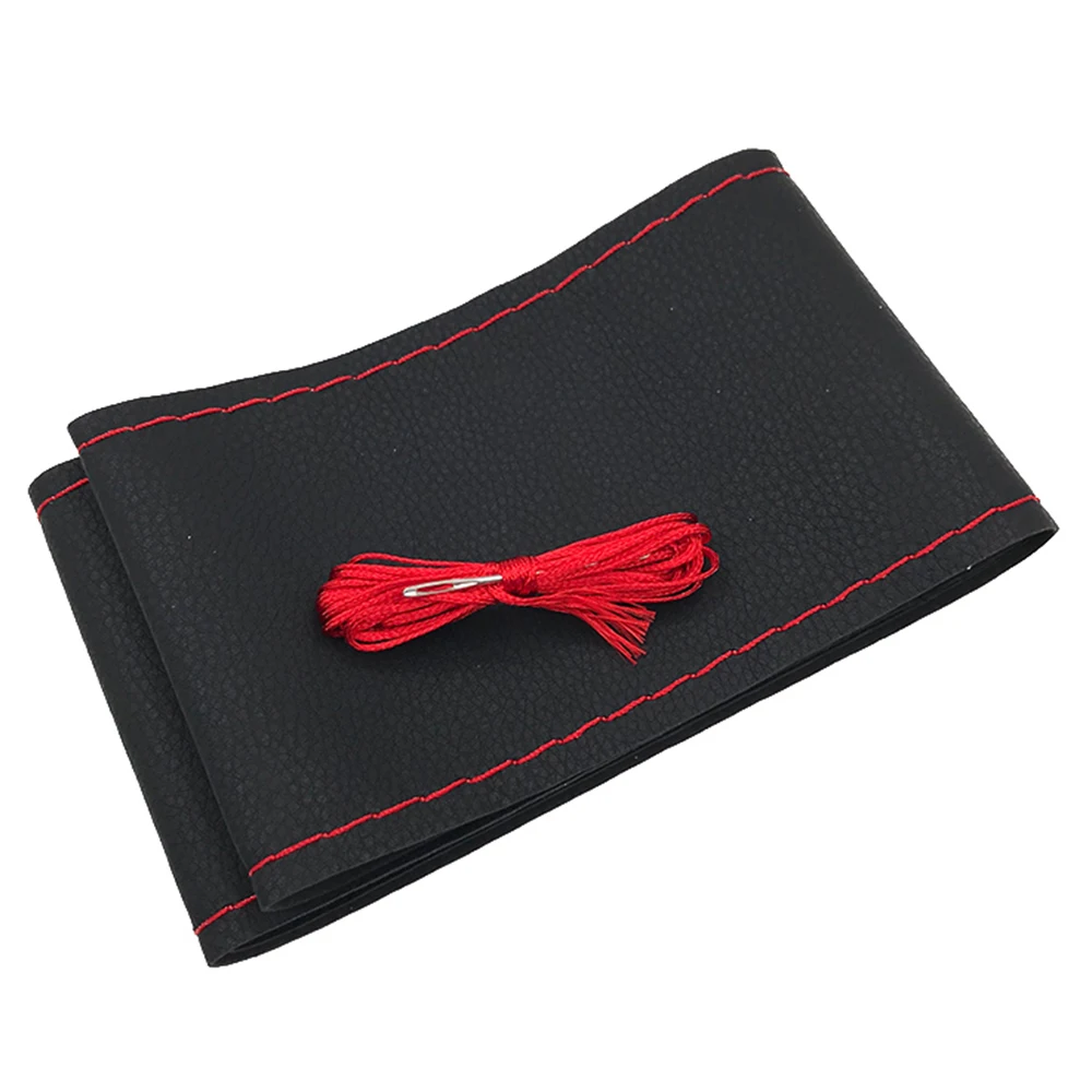 38 см Чехол для автомобильного руля из экокожи со шнуровкой оплетка на руль чехол