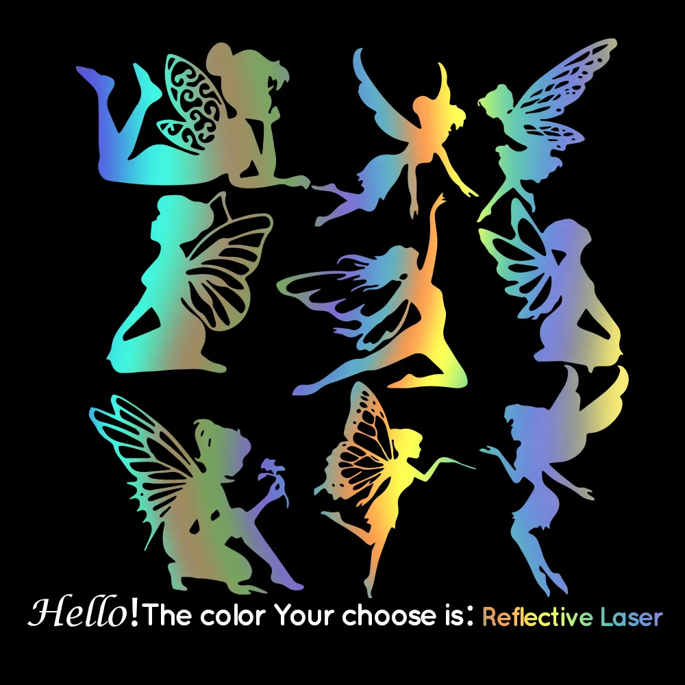

New Art Design Fairy Girl Car Sticker Angle Sticker Auto Body Styling Stickers Accessories Mural