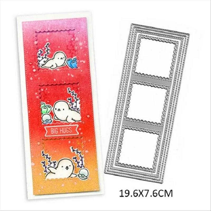 

Greeting card metal cutting knife die Scrapbook manual cutting die album gift card cover material DIY handmade