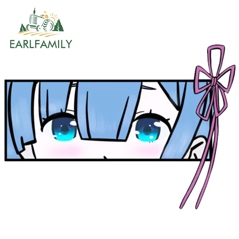 

EARLFAMILY 13 см x 9,3 см для Rem Re Zero RV Автомобильная наклейка s Campervan аниме автомобильные сборники наклейка Смешные мотоциклетные наклейки декор