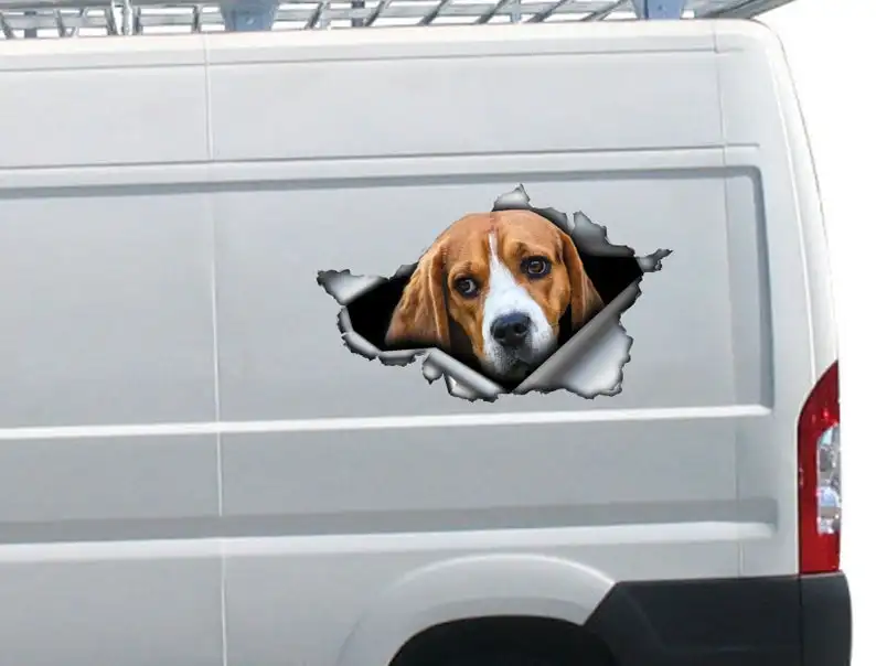 

2021 Beagle car decal, Beagle magnet, Beagle sticker, car decoration