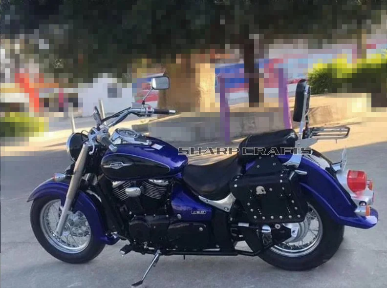 Мотоциклетная пассажирская Сисси бара спинка с багажником для Suzuki бульвар C50