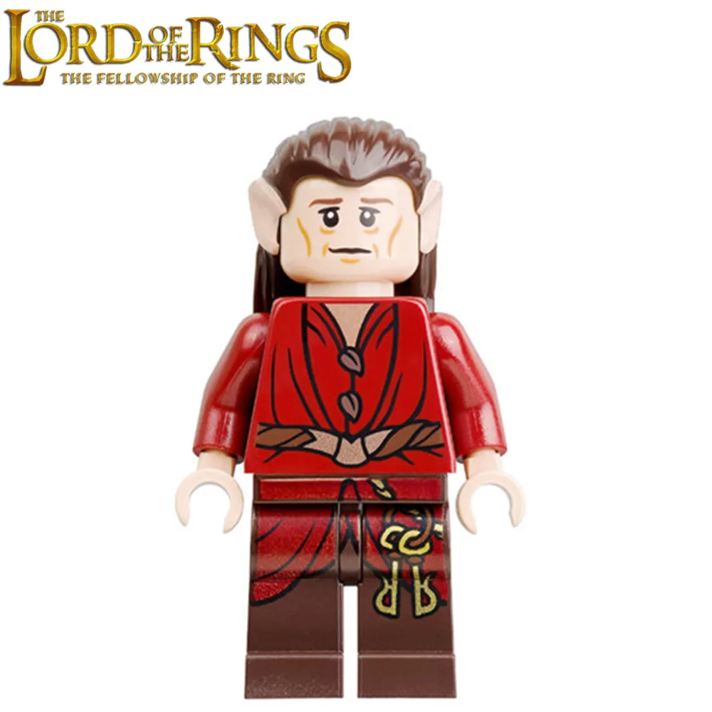 Властелин колец Хоббит лихолесья эльф главный lor054 халдир Элронд minifig DIY