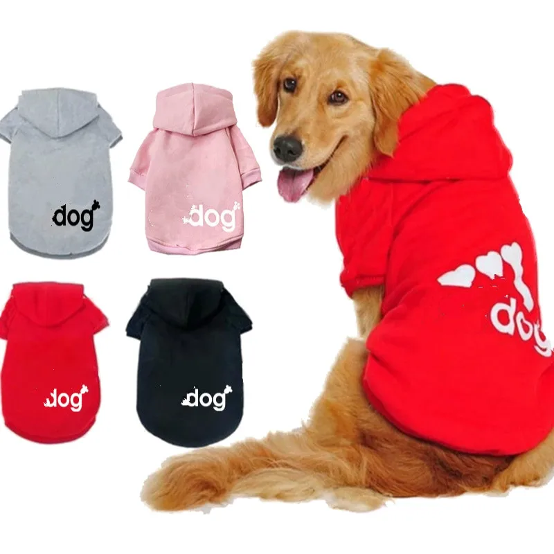 

Толстовка для собак осенне-зимняя повседневная куртка с капюшоном теплая одежда для лабрадоров для крупных собак чихуахуа, Хироми, француз...