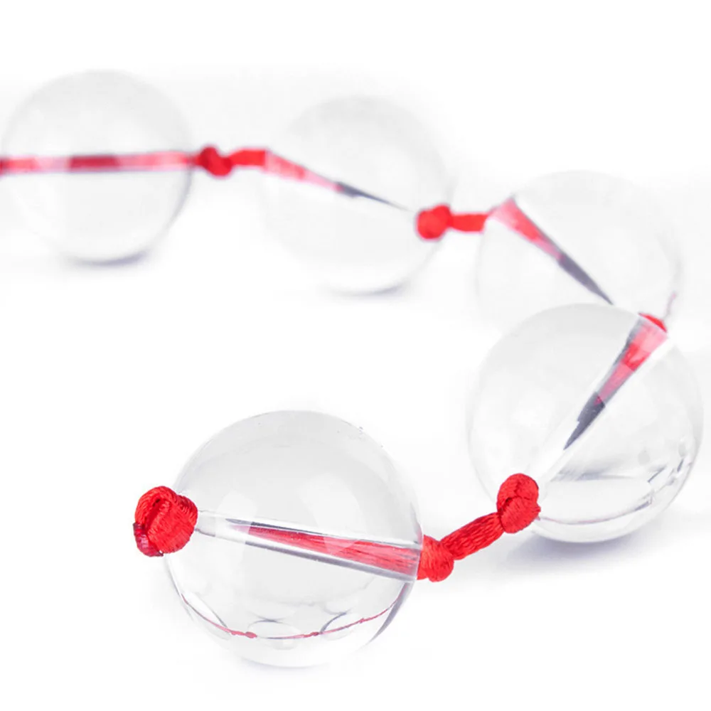 Стеклянные анальные шарики Вагинальный массажер простаты Анальная пробка с