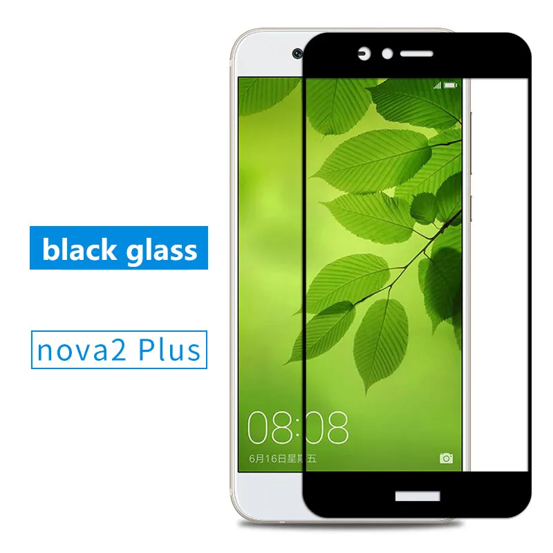 2 шт Полное покрытие из закаленного стекла для Huawei NOVA 2 Plus протектор экрана для Huawei NOVA 2i Nova2 Plus Защитная стеклянная пленка