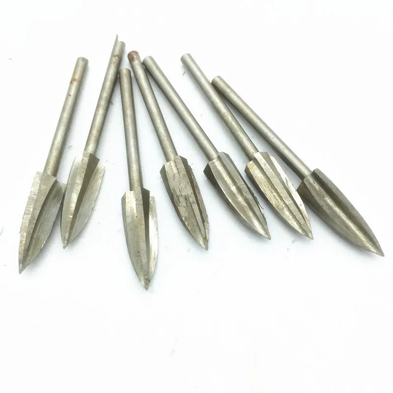 3 мм хвостовик 8 фрезы БЕЛЫЕ СТАЛЬНЫЕ острые края Деревообрабатывающие