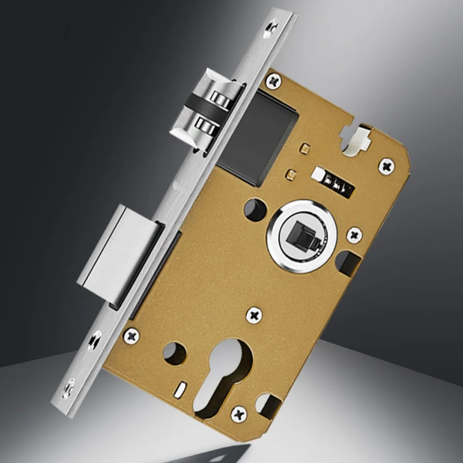 

Yellow Bronze Zinc Alloy Door Look Handle Interior Bedroom Door Lock Split Silent Door Lock Door hardware