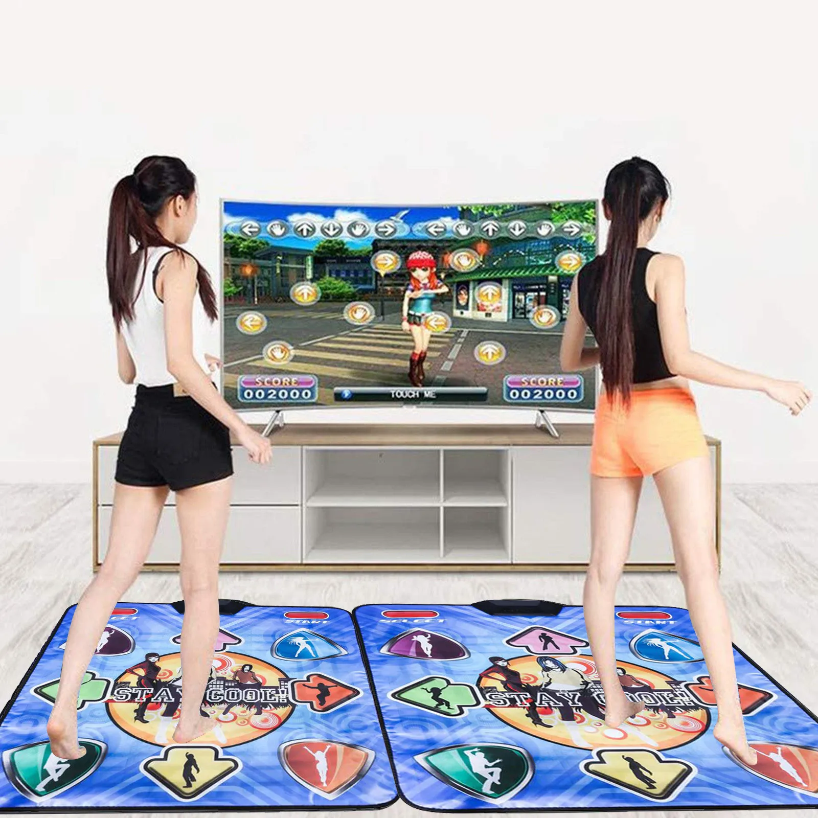 

Soft Non Slip Dancing Mats Step Dance Dancing Mat Non-slip Dancers Mat Cushion Feeling Game Yoga Game To Pc Tv Games Blanket Mat