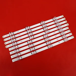 Светодиодная лента для подсветки LG INNOTEK DRT 825, 4 комплекта, 3,0 мм, 8 светодиодов, для ЖК-мониторов 42 дюйма, типа AB REV01, REV7 131202