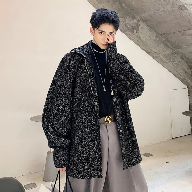 

Корейский Стиль мужские пиджаки повседневнный стиль уличной моды размера плюс кардиган в винтажном стиле мужская куртка Ropa Hombre мужская оде...