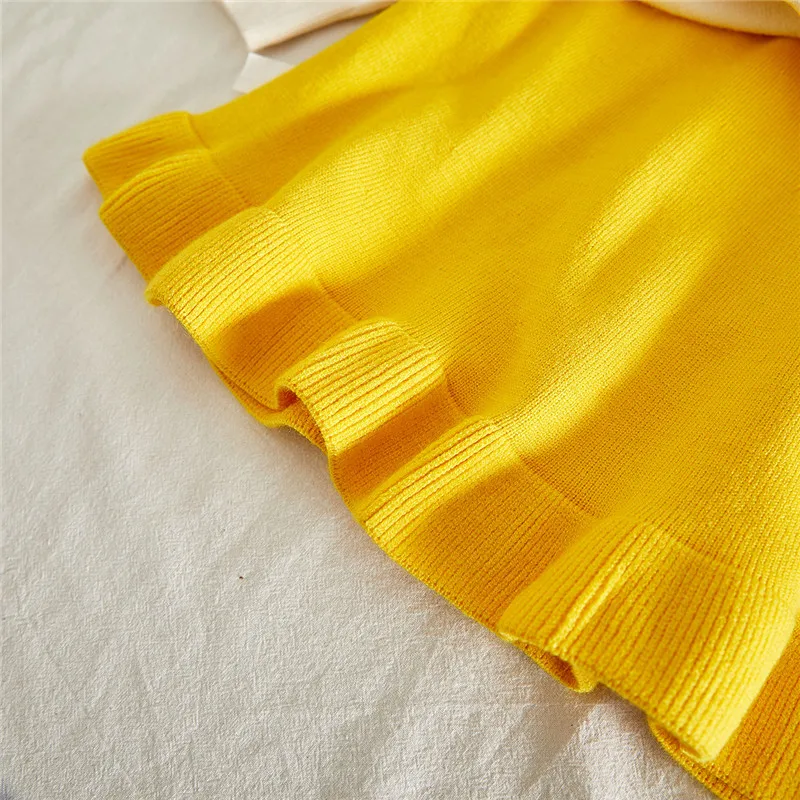 Комплекты одежды для девочек осень 2020 детская одежда свитер юбка костюм милый