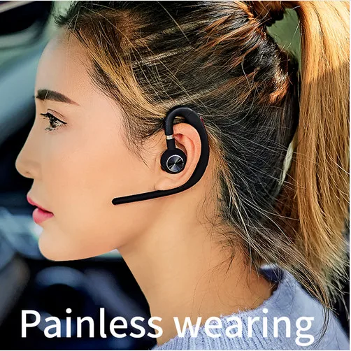 D15 Bluetooth V5 гарнитура с микрофоном беспроводные наушники один наушник 180 трещин для