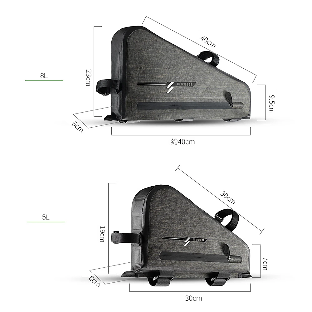 Непромокаемая велосипедная сумка 18л большая емкость MTB Дорожная каркасная