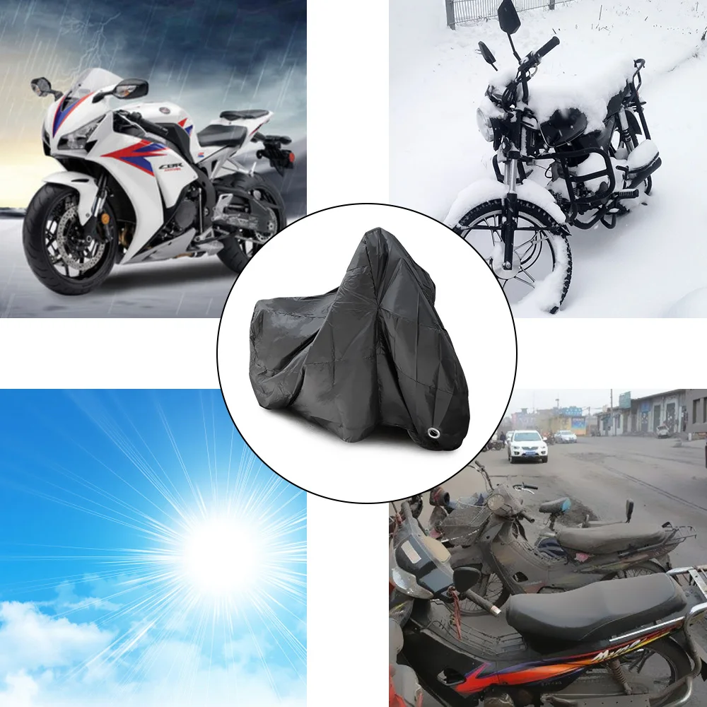 

LEEPEE Waterproof Dustproof Motorcycle Rain Covers UV Protective Covering Car-styling Universal Outdoor Motorcycle Rain Coat