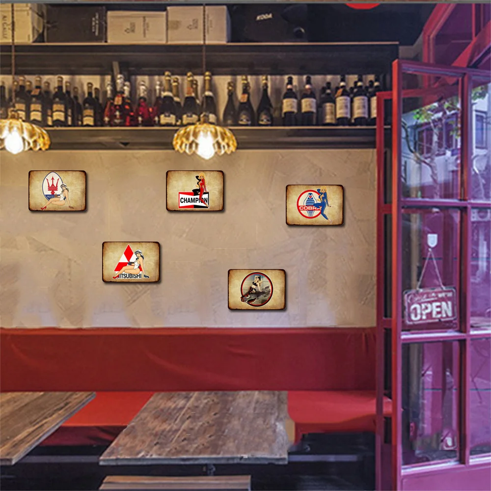 Ретро город Нью Йорк классический винтажный шикарный оловянный знак