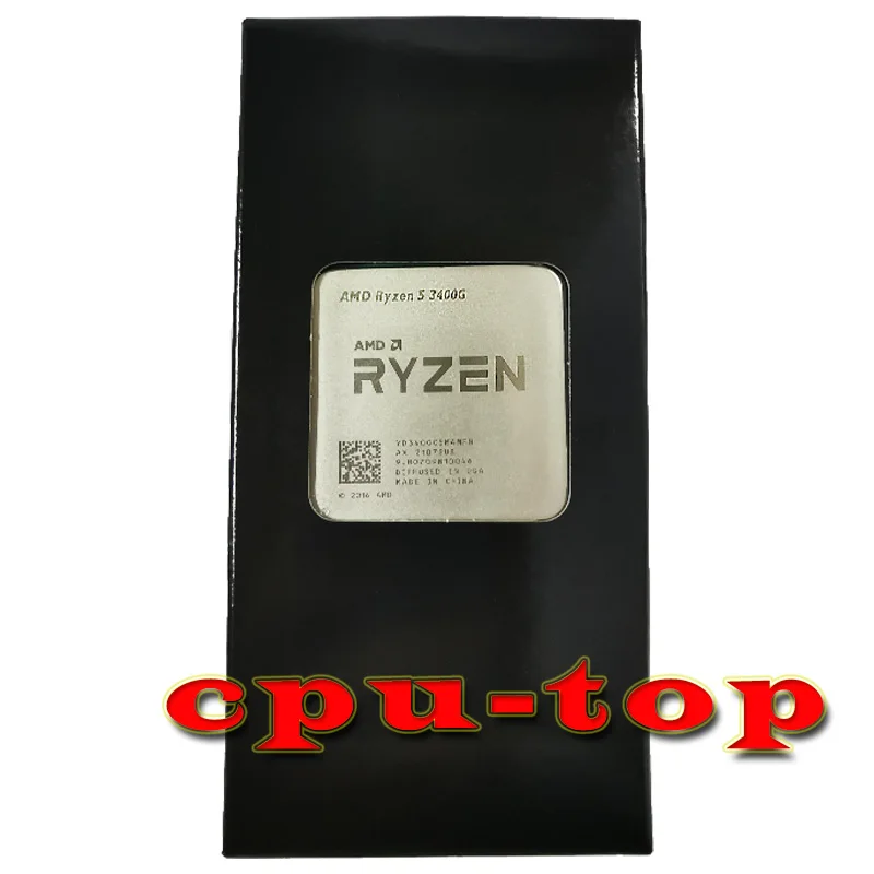 AMD Ryzen 5 3400G R5 3 7 ГГц четырехъядерный восьмипоточный процессор 65 Вт L3 = 4M YD3400C5M4MFH