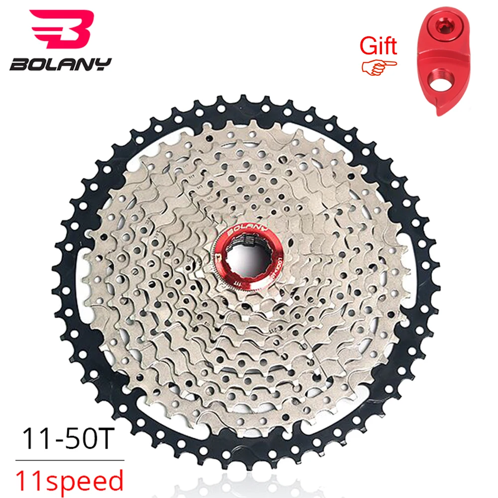 Велосипедная кассета Bolany MTB 11 скоростей 50T звездочка свободного хода из стали для