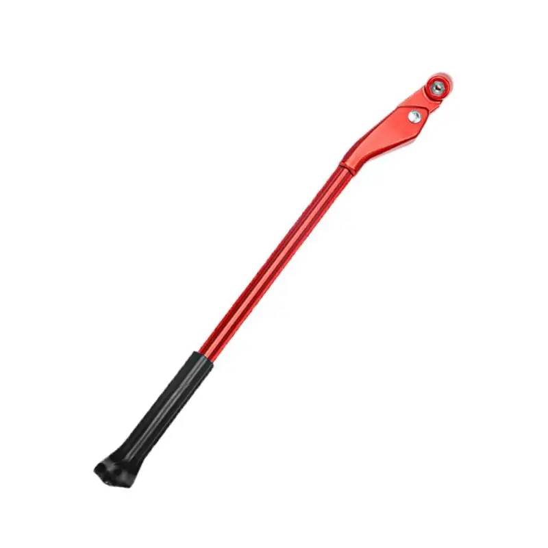 Red Deemount регулируемый MTB дорожный велосипед подставка для парковки поддержка боковая подставка подножка аксессуары для велоспорта 26 см-36 см - Color: Red