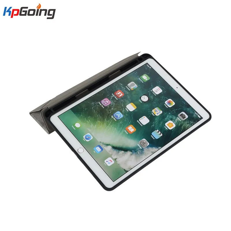 Для iPad Pro 10,5 чехол из искусственной кожи тонкий смарт-чехол Автоматический Режим сна/пробуждения для Apple iPad Pro 10, " чехол с держателем карандаша