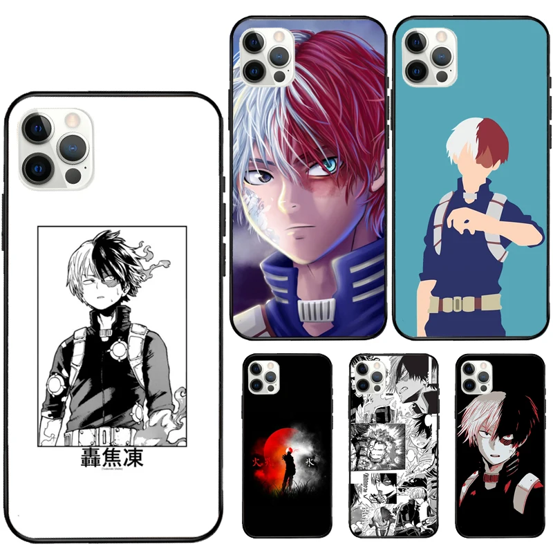 Чехол Shoto Todoroki Boku no My Hero Академия для iPhone 11 12 Pro Max Mini мягкий чехол XR X XS 7 8 Plus