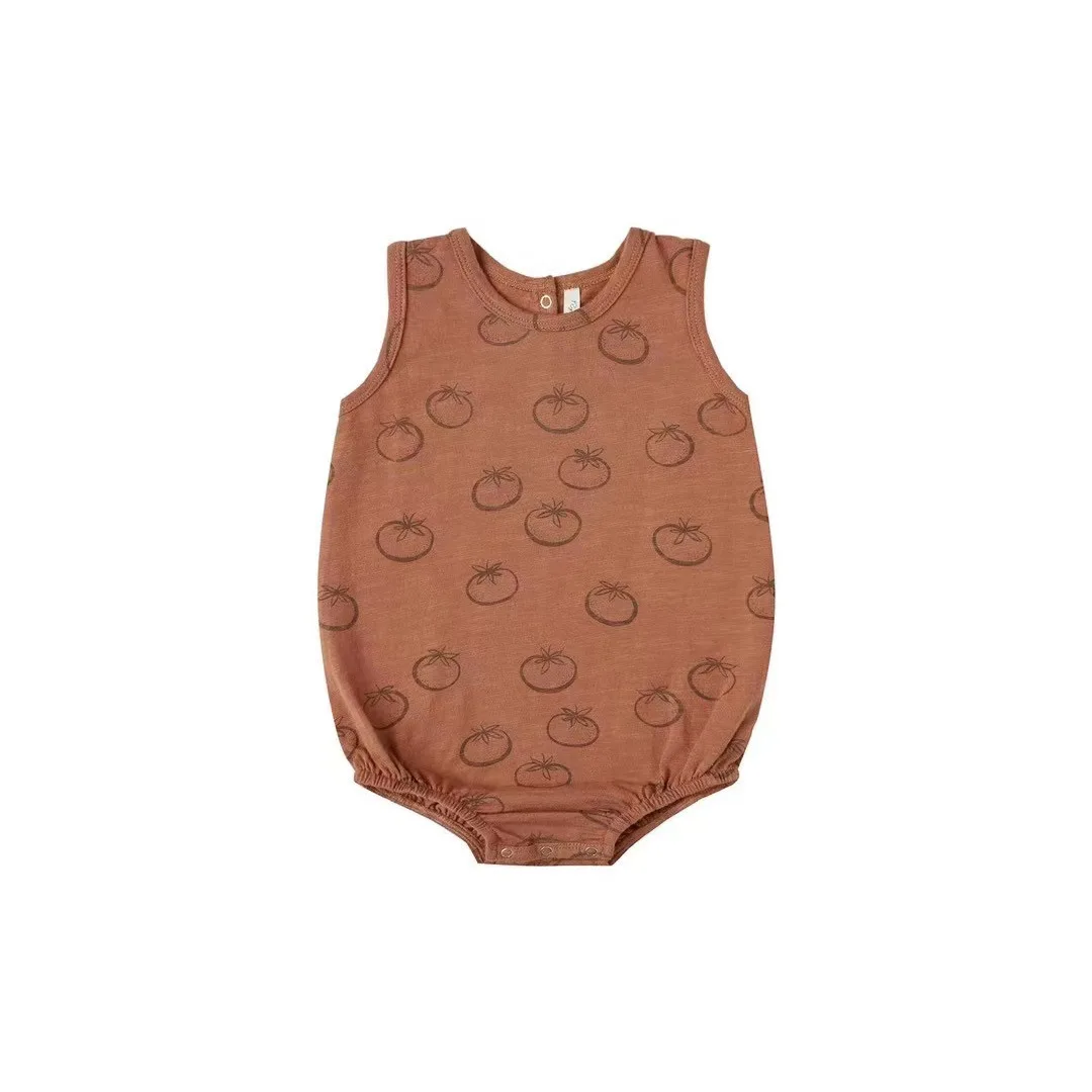 

Baby Boy Summer Sling Jumpsuit Girl Sleeveless Jumpsuit New Summer Baby Onesie Sleeveless Baby Crawl Suit Soft Baby Cotton