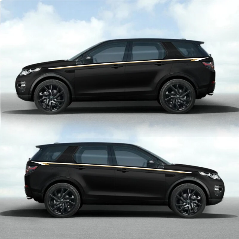 Виниловые наклейки для автомобилей гоночные спортивные полосы RANGE ROVER LR4 HSE LUX Sport