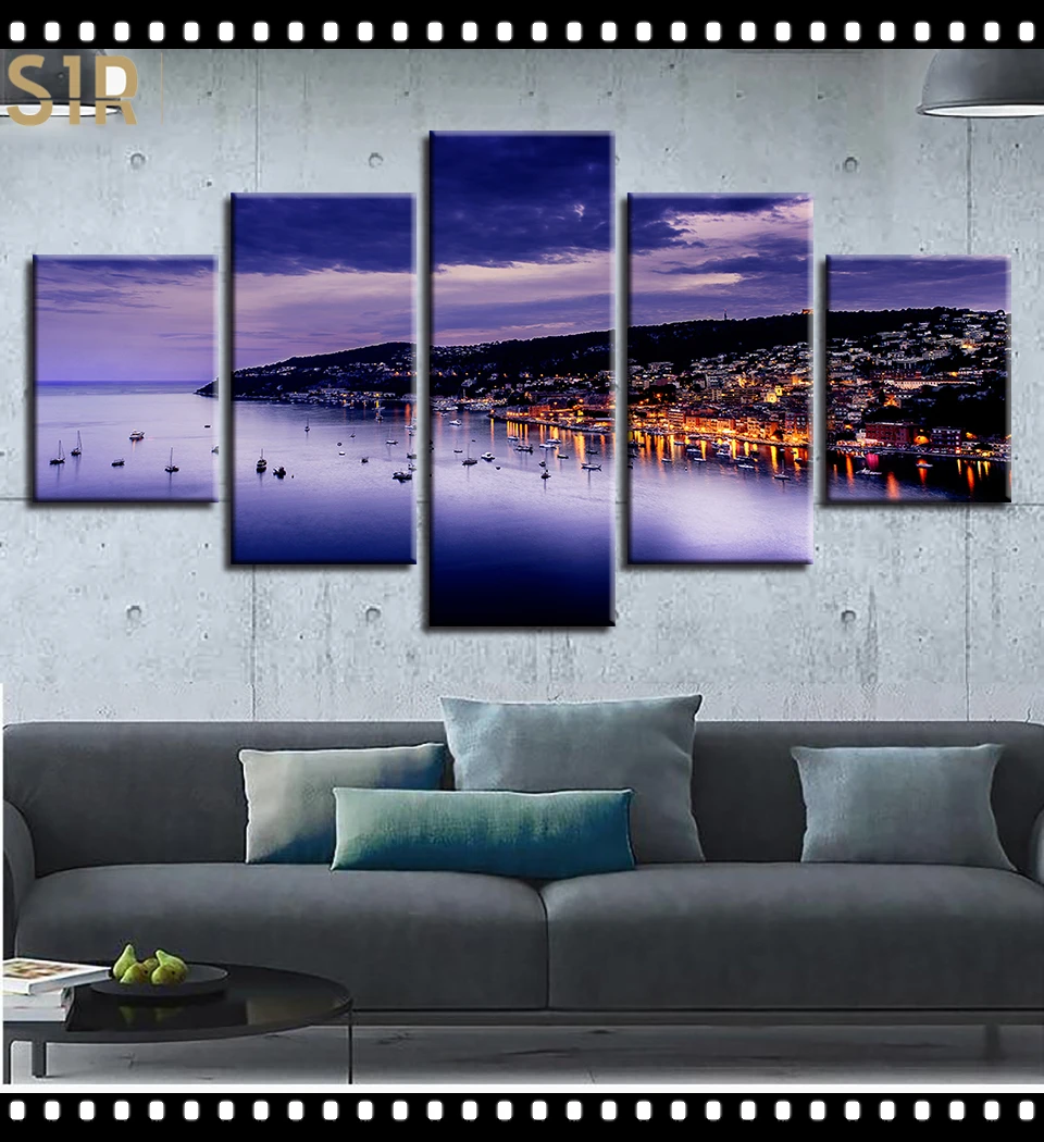 

World Famous Architecture Beauty HD Five Wall Painting Decorative Painting Anime Posters Wall Decor Anime Decor Room Decor