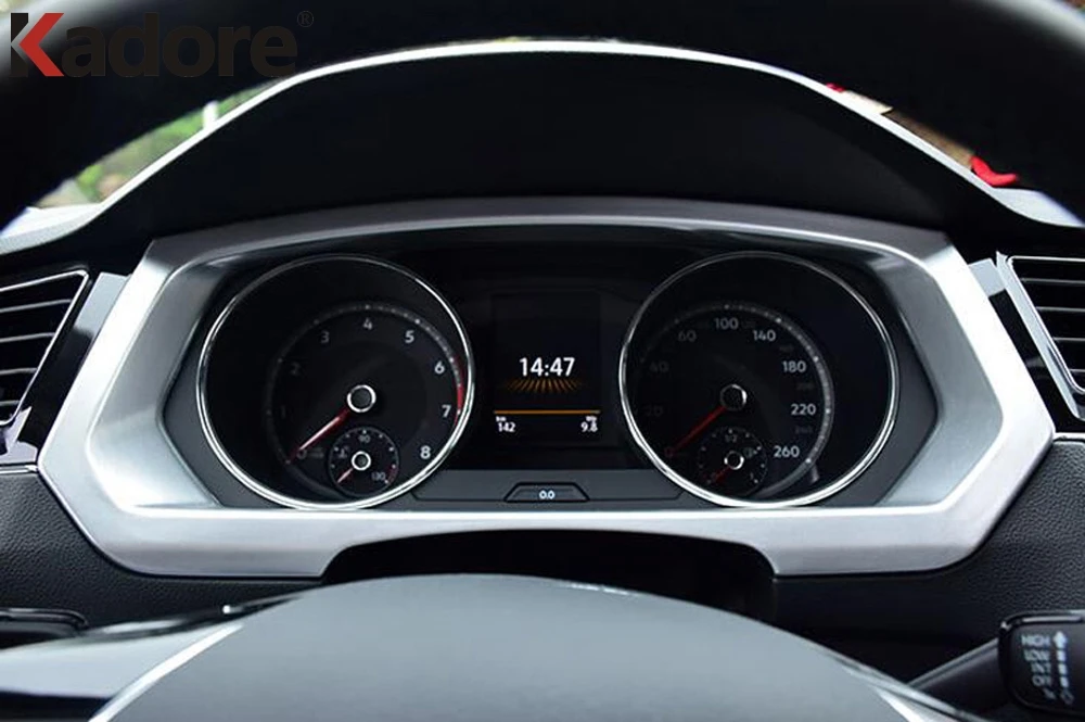 Для Volkswagen Tiguan 2017 2018 2019 Автомобильный Центр Управление инструмент Панель гариш