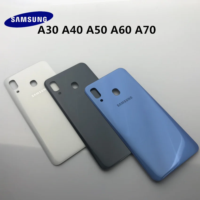 Оригинальный чехол для Samsung Galaxy A10 A20 A30 A40 A50 A60 A70 2019 задняя крышка аккумулятора