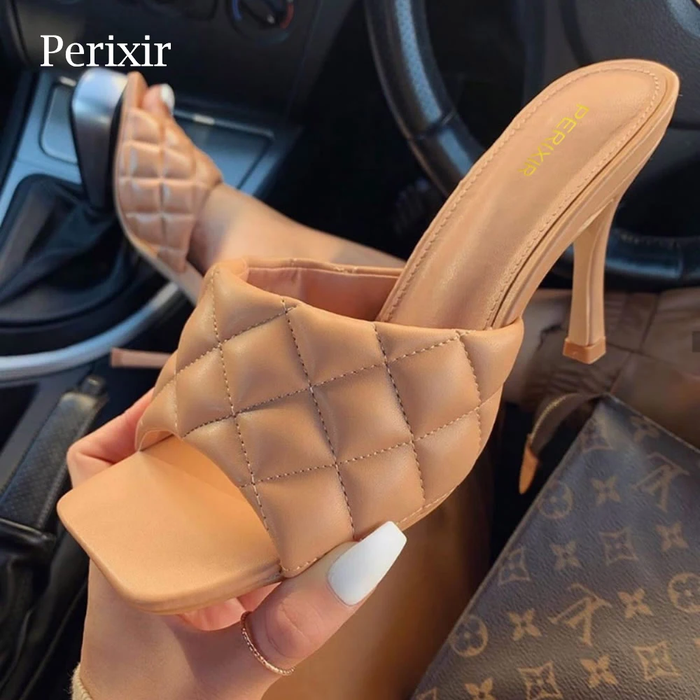 Женские летние модные шлепанцы Пикантные женские из искусственной кожи с